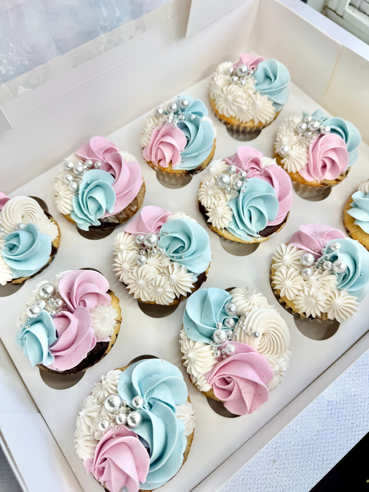 Sweet Surprise Gender Reveal Cupcakes