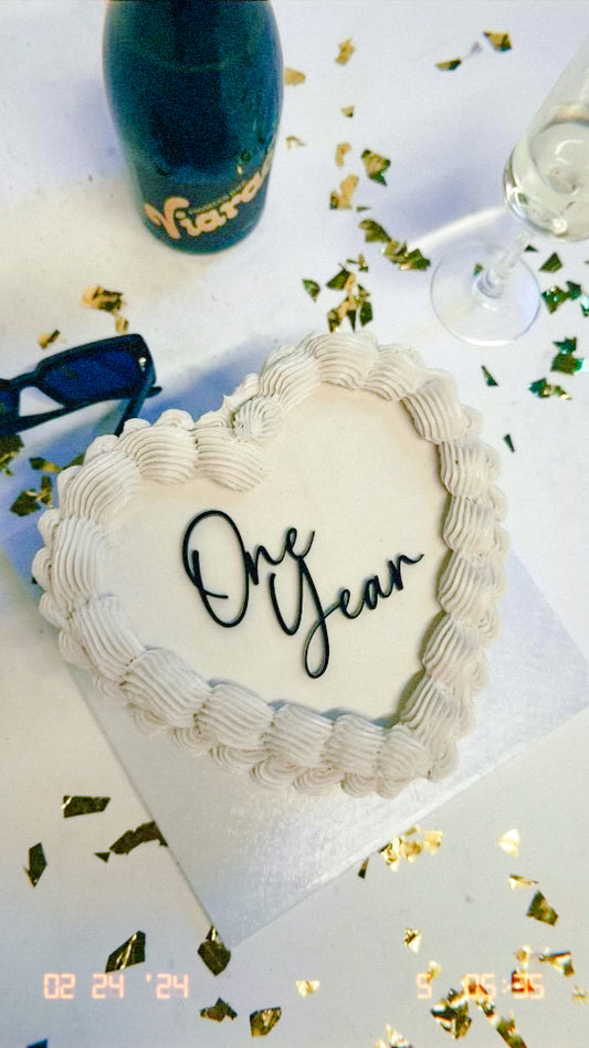 Vintage Heart Cake