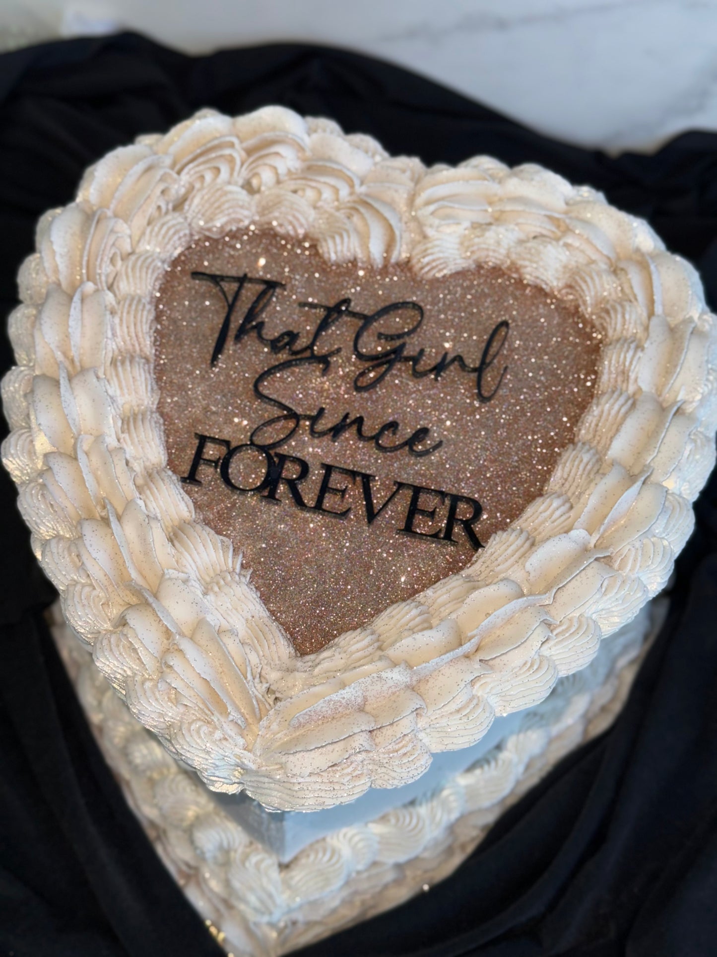 Vintage Heart Cake