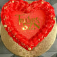 Vintage Heart Cake